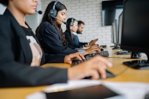 Moose Technology call-centre team at work